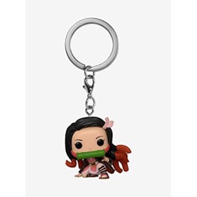 Funko Pocket Pop! Demon Slayer: Kimetsu no Yaiba Nezuko Kamado Crouching Vinyl Keychain - BoxLunch Exclusive