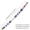 Skyward Blade Épée en Bois Roronoa Zoro Katana, épée de samouraï Japonais Texture Anime Originale, Katana Kitetsu pour la Col