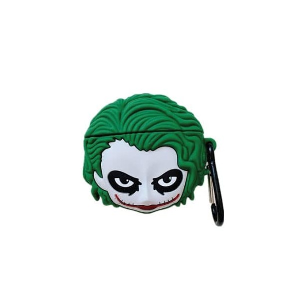 Coque Étui Housse Case Silicone AirPods 1&2 Superhero DC Manga Ninja Batman Venom Naruto Kakashi Antichoc avec Porte-Clés Jo