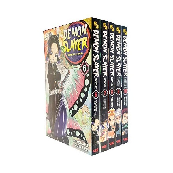 Demon Slayer: Kimetsu no Yaiba Vol 6-10 Collection 5 Books Set