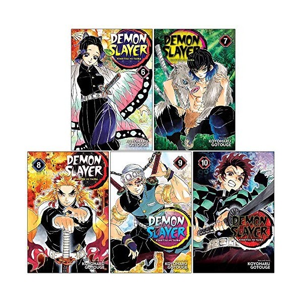 Demon Slayer: Kimetsu no Yaiba Vol 6-10 Collection 5 Books Set