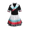 SFWXCOS Costume Demon Slayer Cosplay Tanjirou, Zenitsu, Nezuko, Giyuu, Shinobu Uniforme Dress Pour Femme et Fille