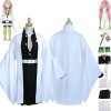 NIKKHO Costume de Cosplay Demon Slayer, personnage danime Kanroji Mitsuri Cosplay Kimono costume, ensemble duniforme de fêt