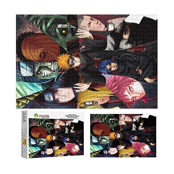 2000 Pièces Puzzle,Anime Demon Slayer,Puzzle en Carton,Adulte Décompression Jeu Puzzle Étudiants Jouet pour Enfants Cadeaux d