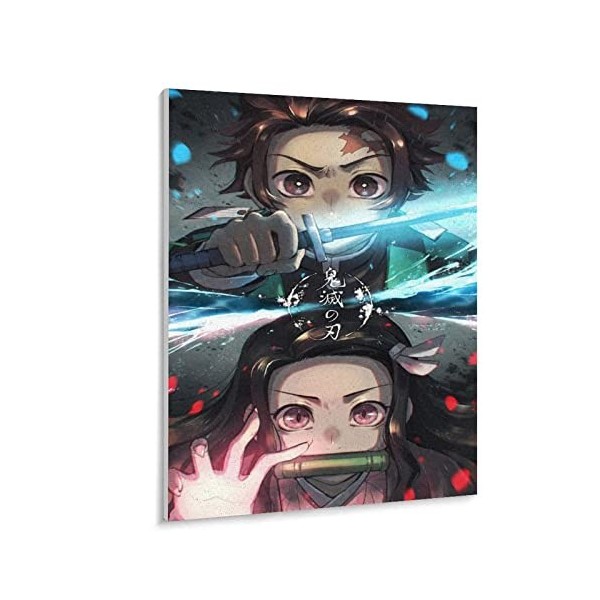 Puzzle en Carton 2000 Pièces，Anime Demon Slayer，Puzzle en Carton，Jouets Éducatifs pour Cadeau danniversaire Adulte（70x100cm）