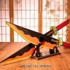 FDEYES Bloc de Construction dépée Tengen Uzui 1478 pièces, Tueur de démons, épées danime 210 cm, Katana Fait Main Cosplay, 