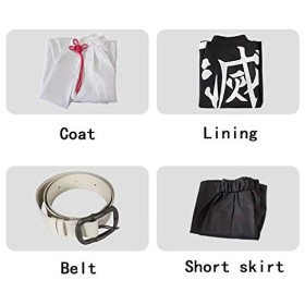 ACTASITEMS Anime Cosplay Kimono Costume,Demon Slayer-Tsuyuri Kanawo Adulte Taille S