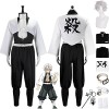 Tjmiaohao Anime Personnage Shinazugawa Sanemi Cosplay Costume Outfit Demon Slayer Uniforme Perruque Ensemble Complet Hallowee