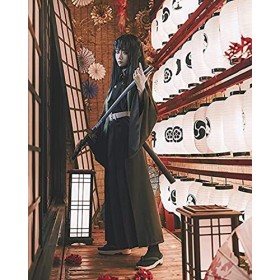 CR ROLECOS Tokitou Muichirou Costume de cosplay Muichirou Halloween Demon Slayer cosplay Set XXL