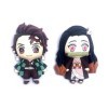 Kimetsu no Yaiba Demon Slayer Tanjiro Kamado & Nezuko Kamado – Lot de 2 aimants en mousse 3D Demon Slayer – Aimants pour réfr