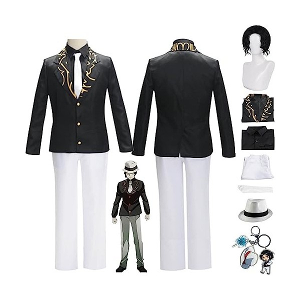 Tjmiaohao Anime Kibutsuji Muzan Cosplay Costume Outfit Demon Slayer Kanroji Mitsuri Uniforme Ensemble Complet Halloween Dress