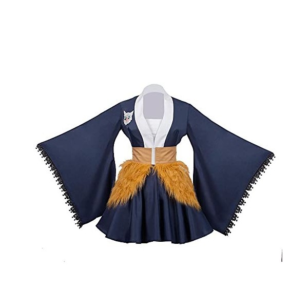 DUNHAO COS Cosplay Hashibira Inosuke Costume Demon Slayer, Kimono Hashibira Inosuke,Costume de Cosplay S