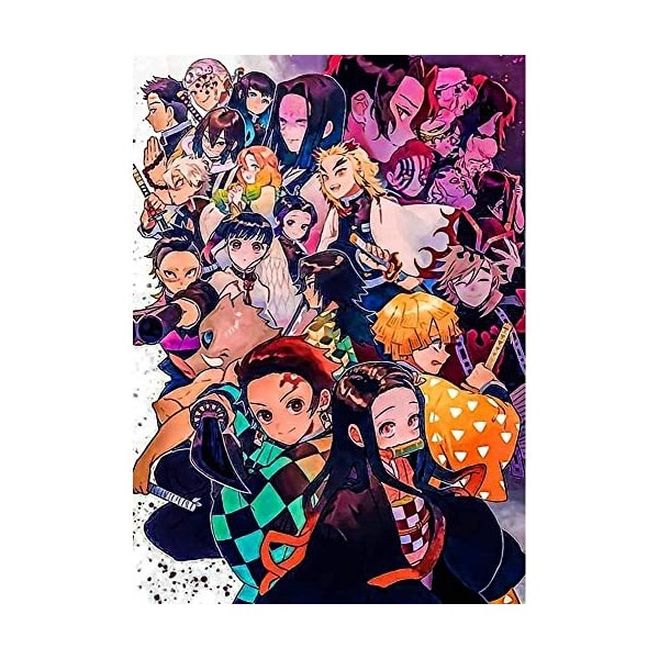 Puzzle 2000 Pièces Manga Demon Slayer Adulte 100x70cm Puzzle Adulte Classique Puzzle 2000 Pièces Demon Slayer Puzzle Adulte L