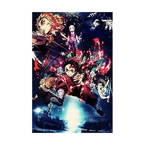 Puzzle 2000 Pièces Manga Demon Slayer Adulte 100x70cm Puzzle Adulte Classique Puzzle 2000 Pièces Demon Slayer Puzzle Adulte L