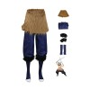Bokerom Anime Cosplay Demon Slayer Costume for Hashibira Inosuk Tenue Robe de soirée dHalloween Uniforme L,Hashibira Inosuk