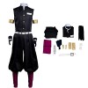 Ruleewe Demon Slayer Uzui Tengen Cosplay Homme Veste Pantalon Kimetsu no Yaiba Uniforme Costume pour Halloween, Carnaval, M