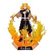 WWSZ Démon Slayer Rengoku Kyoujurou Figure, 20CM Demon Slayer Figurines PVC Jouet Statue Démon Slayer Animation Figure Modèle