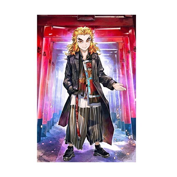 Jigsaw Demon Slayer 300/500/1000 pièces pour Adultes et Adolescents Japonais Anime Puzzles drôle Jeux de Famille décoration d