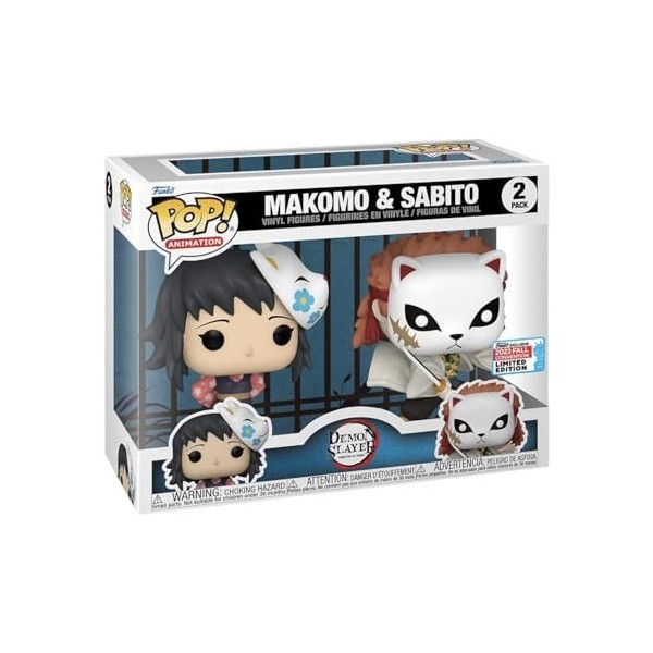 Funko Pop! Animation : Demon Slayer - Makomo 2pk NYCC23 71762 - Figurine en Vinyle à Collectionner - Idée Cadeau - Produit