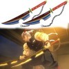 Sabre Demon Slayer,Épée Danime en Bambou Uzui Tengen Anime Samouraï Epée Bois Katana Épée Prop Demon Slayer Cosplay Enfants 