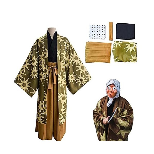 AGENCO Demon Slayer Haganezuka Hotaru Cosplay Costume Outfit Set Pour Adultes Costumes DHalloween