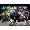 Papier peint Anime Demon Slayer Couleur 3d Manga Chambre Salon Mur de fond-208x146cm LxH 