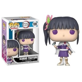 POP Demon Slayer – Figurine en vinyle Kanao Tsuyuri Funko livrée avec étui de protection compatible , multicolore, 9,5 cm