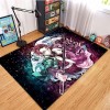 YZGAH Demon Slayer Motif Tapis De Porte De Salle De Bains Maison Tapis Antidérapant Absorbant leau Tapis Imprimé G6361 100X1