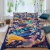 Housse de Couette 240 X 260 avec 2 Taies doreiller 50x75 cm - Manga Demon Slayer Parure de Lit 240 x 260 cm - Ensembles de H