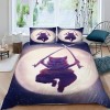 Housse de Couette 240 X 260 avec 2 Taies doreiller 50x75 cm - Poster Demon Slayer Parure de Lit 240 x 260 cm - Ensembles de 