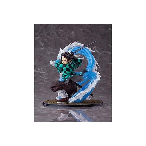 Démon Slayer Figure Kamado Tanjirou Anime Action Modèle Poupée Jouets 1/8 Water Breathing Version Figure GK Statue Adulte à C