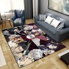 BGAFAG Demon Slayer Mode Tapis Anime 3D Imprimé pour Salon Chambre Grand Tapis Doux Maison Enfants Chambre Mignon Tapis De So