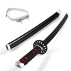 Uvency Démon Slayer Tanjiro Katana En Bois Cosplay Anime Épée Ninja Épée, Anime Fan Décoration Arme Jouet Épée + Ceinture/41I