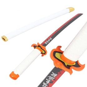 Uvency Démon Slayer Lame Cos Samouraï En Bois Épée Accessoire Modèle DArme Pour Les Amateurs DAnime Cosplay Accessoires Cad