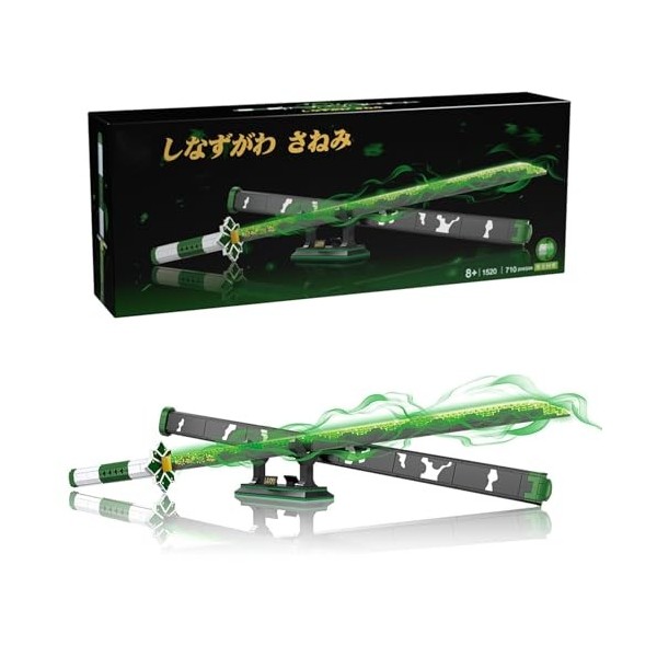 Modèle Dépée Demon Slayer Kyokokukamusari 99,7 Cm, Bloc De Construction, Ensemble Dépée De Samouraï De 789 Pièces Avec Four