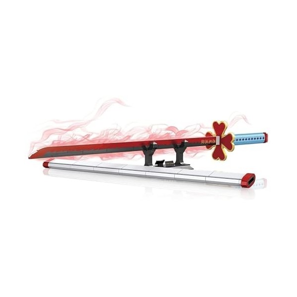 Modèle De Bloc De Construction Dépée Demon Slayer, Épée Kokushibo Kyokokukamusari, 789 Pièces, Ensemble Dépée De Samouraï D