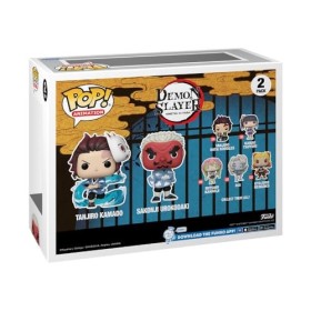 Funko Pop! Demon Slayer - 2 Pack Tanjiro Kamado et Sakonji Summer Convention 2023 Limited Edition 