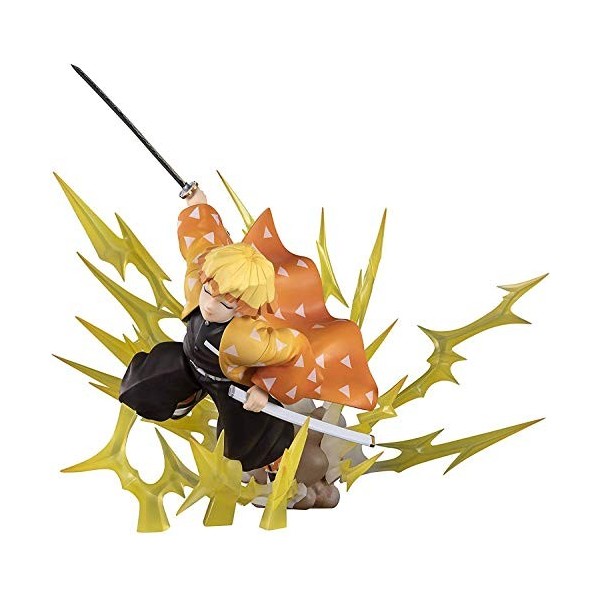 Bandai Demon Slayer: Agatsuma Zenitsu - Thunder Breathing, TamashiiNations Figuarts Zero Taille Unique