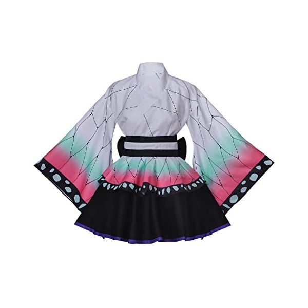 SFWXCOS Demon Slayer Cosplay Tenues Shinobu Kocho Cosplay Costume Anime Kimono pour Adulte