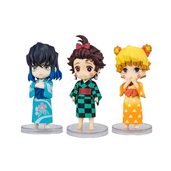 MERCHANDISING LICENCE Demon Slayer : Kimetsu no Yaiba Figurines Figuarts Mini Entertainment District Arc Set Sumiko, Zenko, 