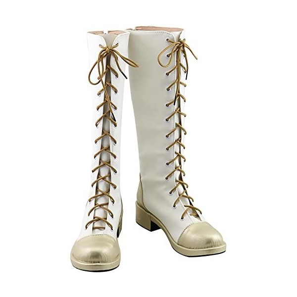 HROUGE Peeepsi Cosplay Bottes Chaussures for Demon Slayer Kimetsu No Yaiba Tsuyuri Kanao