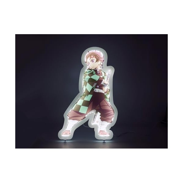 TEKNOFUN Demon Slayer TANJIRO Lumineux Style néon 40 cm