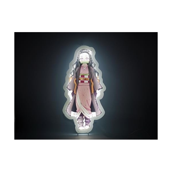 TEKNOFUN Demon Slayer NEZUKO Lumineuse Style néon 40 cm