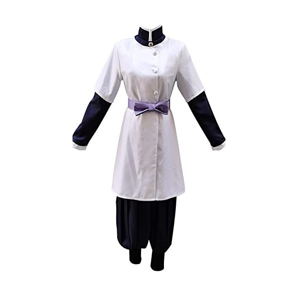 通用 Demon Slayer Kanzaki Aoi Cosplay Costume duniforme déquipe, tenue dHalloween unisexe pour adulte taille XS, femme 