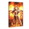 Kyojuro Rengoku Demon Slayer Poster 1 affiche sur toile pour décoration murale de salon, chambre à coucher, style cadre, 40 x