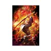 Kyojuro Rengoku Demon Slayer Poster sur toile pour chambre à coucher, bureau, chambre, cadeau, style cadre 40 x 60 cm