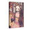 MJKO Poster Demon Slayer Kamado Nezuko sur toile pour décoration de chambre à coucher ou bureau 40 x 60 cm