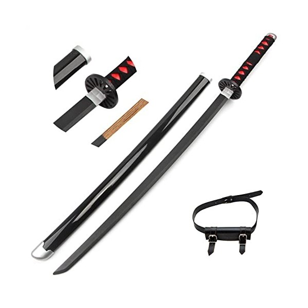 Vendics Demon Slayer Sword Tanjiro 104 Cm/41″ Katana Japonais Anime Samurai Sword Demon Slayer Cosplay Pour Les Amateurs DAn