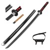 Vendics Demon Slayer Sword Tanjiro 104 Cm/41″ Katana Japonais Anime Samurai Sword Demon Slayer Cosplay Pour Les Amateurs DAn