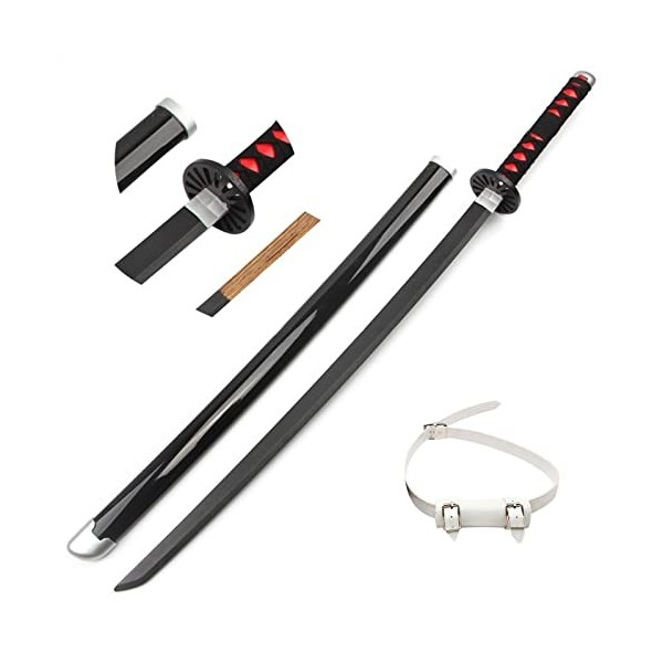 Vendics Demon Slayer Sword Tanjiro 104 Cm/41″ Katana Japonais Anime Samurai Sword Demon Slayer Cosplay Pour Les Amateurs DAn